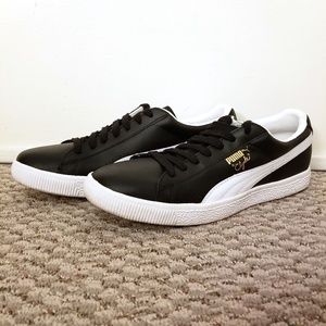 Puma Clyde Leather Black/White